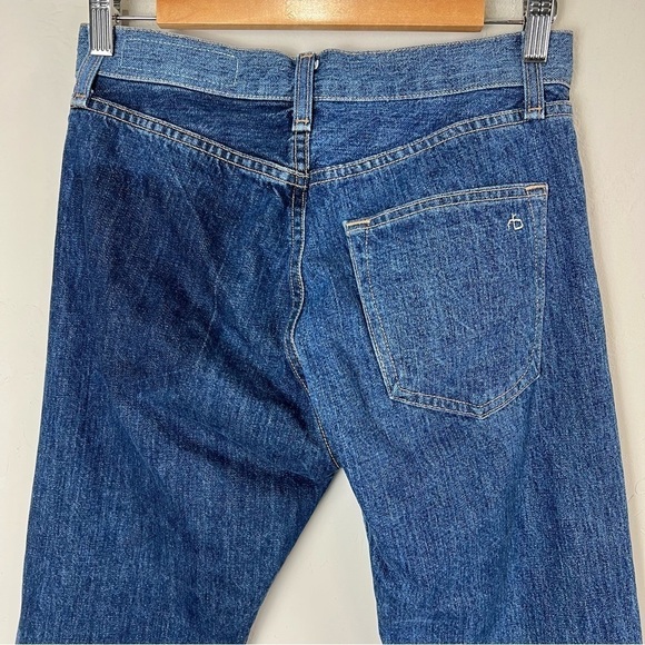 Rag & Bone Wallingford Colorblock 2 Tone‎ Straight Leg Cropped Jeans Size 25 - Picture 7 of 12